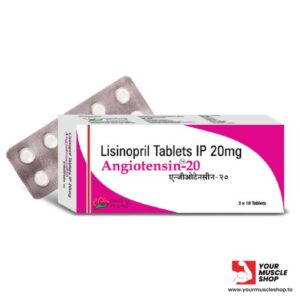 ANGIOTENSIN (LISINOPRIL) 20MG  PER TAB [10 TABLETS] – HEALING PHARMA